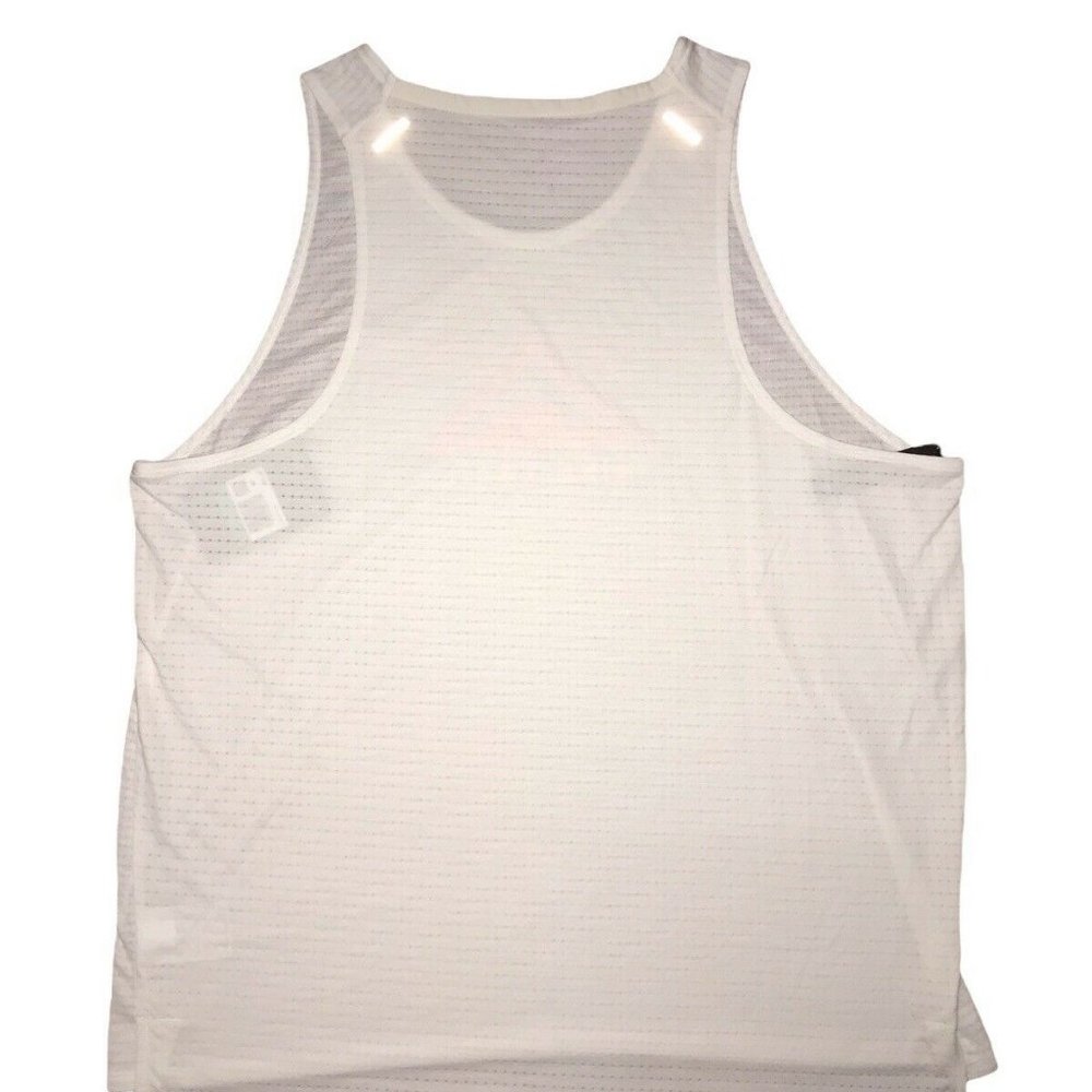 Nike Trail Rise 365 Breathe Running Tank Top White Laser Crimson Red DJ0598-133 - Picture 5 of 8